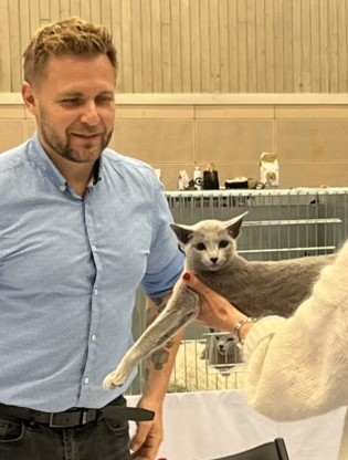 cc being presented for the judge at vtr international show 2025